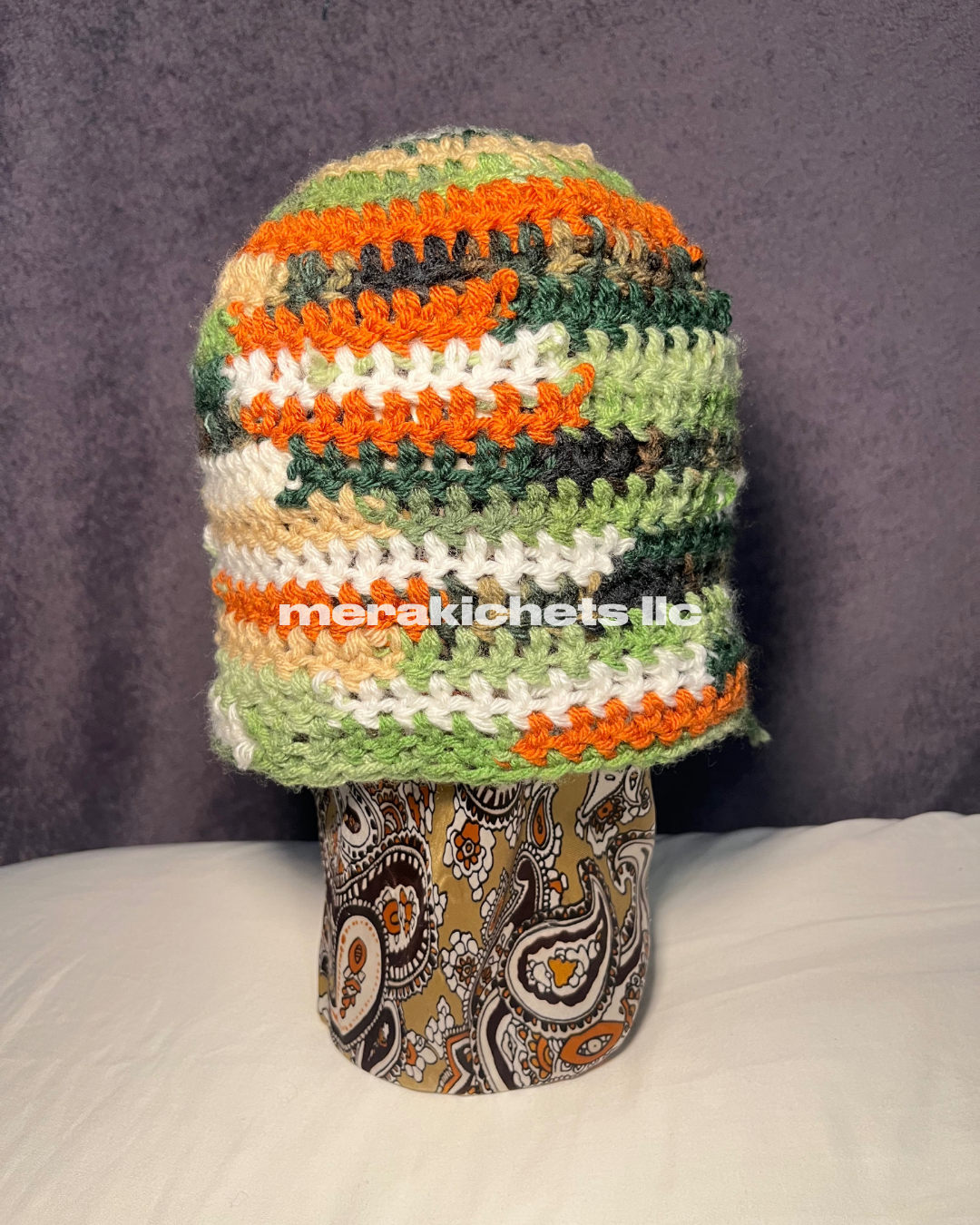 REVERSIBLE SCRAP BEANIE