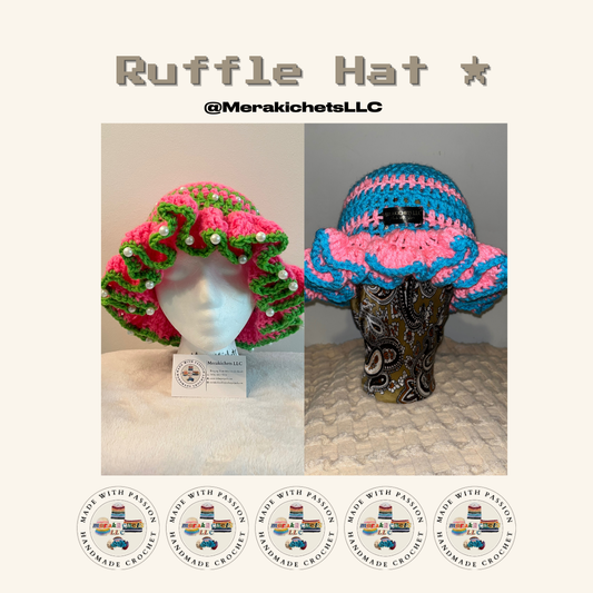 RUFFLE HAT [pattern]